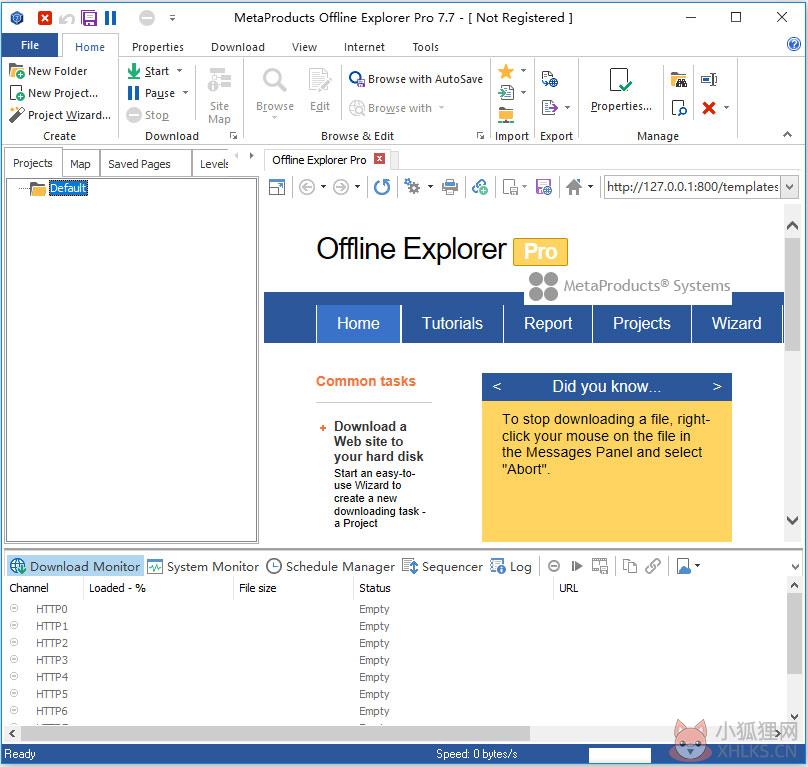 Offline Explorer Pro (离线浏览工具) V7.7.4642 多国语言安装版