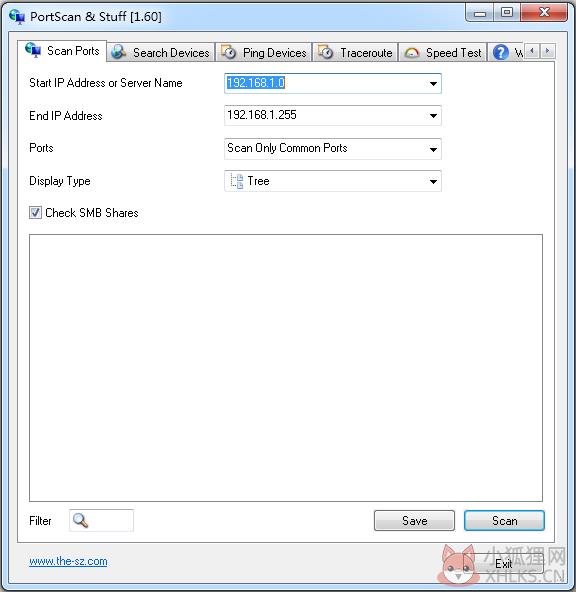IP扫描器(SZ PortScan) V1.60 绿色版