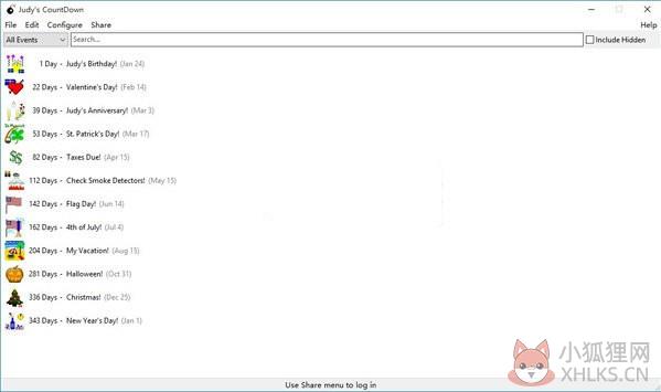 Judys CountDown(多功能日期倒计时软件) V3.3.1 官方免费版