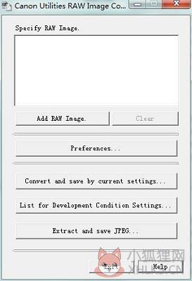 Raw Image Converter(RAW照片格式转换器) V2.0.2.20 官方版