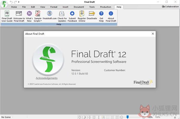 Final Draft 12 V12.0.1 免费版