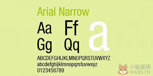 Arialnarrow字体 V1.1.0 官方版 Arialnarrow字体 V1.1.0 官方版