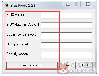 Biospwds(获取Bios密码软件)