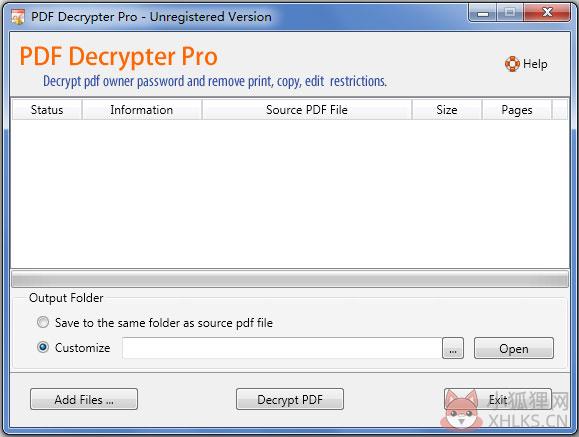 PDF Decrypter Pro(pdf文件解密软件) V4.20