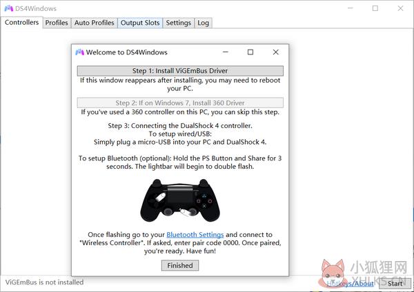 DS4Windows(PS4手柄控制软件) V3.1.7 最新版