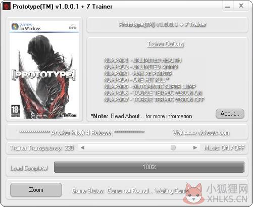 虐杀原形七项属性修改器 V1.0.0.1 绿色版