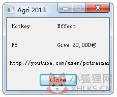 模拟农场2013修改器+1 V1.0 绿色版