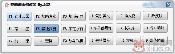 罪恶都市修改器+18 V1.0 绿色版