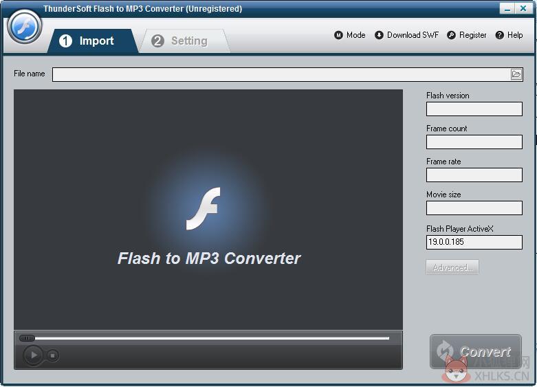 ThunderSoft Flash to MP3 Converter V3.6.0 英文安装版