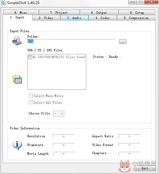 SimpleDivX(高清DivX电影制作工具) V1.40.25 英文安装版 SimpleDivX(高清DivX电影制作工具) V1.40.25 英文安装版