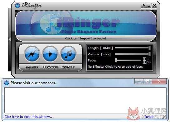 iRinger(iphone铃声制作软件) V4.2.0 绿色版