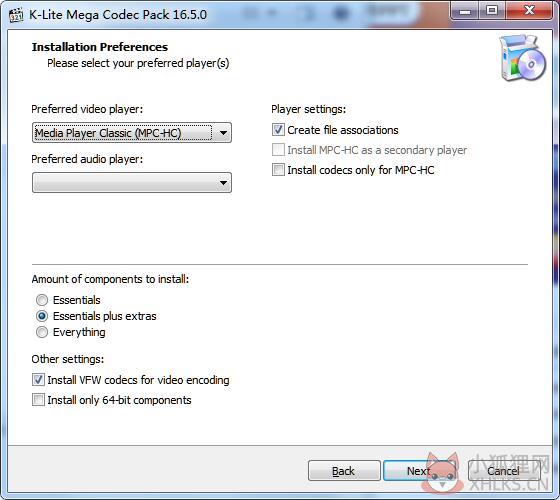 K-Lite Mega Codec Pack官方版