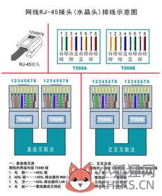 水晶头的正确接法图？网线水晶头接法顺序图