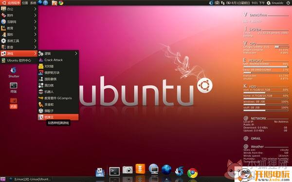 ubuntu11.10操作截图
