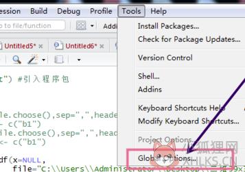 RStudio中文最新版怎么设置字体、背景