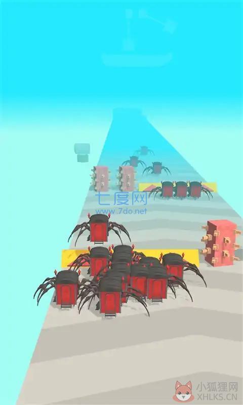 合并蜘蛛列车游戏
