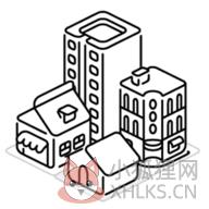 简笔画风合并大楼 简笔画风合并大楼