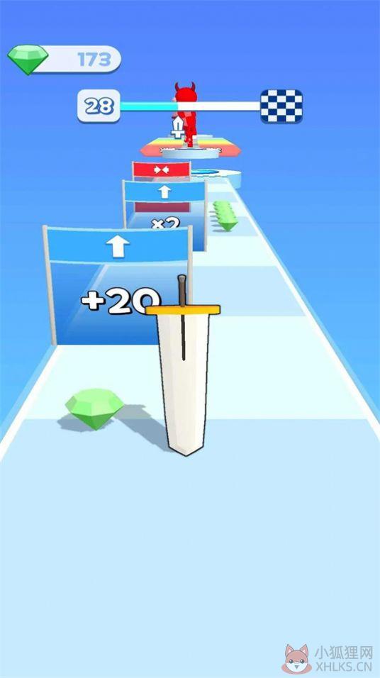 长剑奔跑