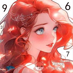 泡泡数字填色 泡泡数字填色